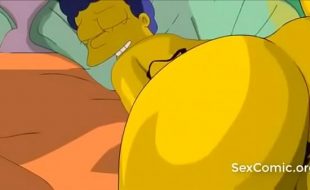 Porno dos simpsons mãe bunduda na cama fazendo sexo