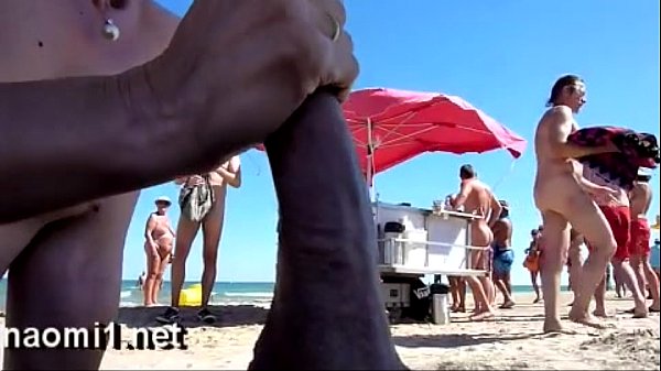 Big dick in beach