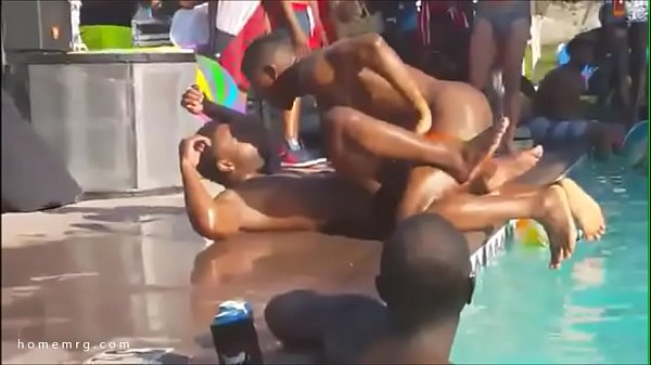Black gay party porn