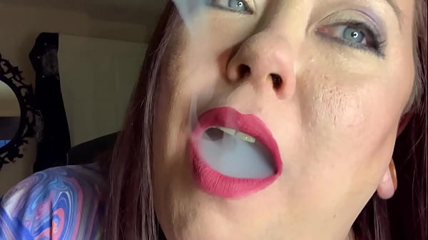 Smoking through nose