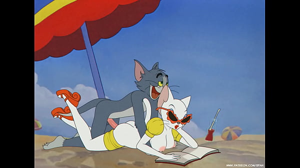 Tom and jerry kiss gif