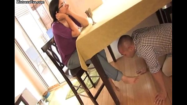 Get feet under the table