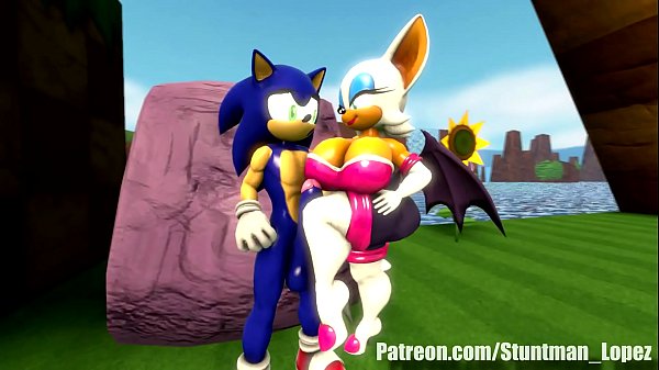 Rouge the bat and tails